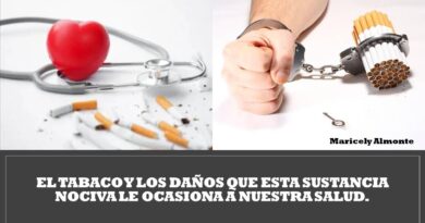 Tabaco y Salud. Maricely Almonte