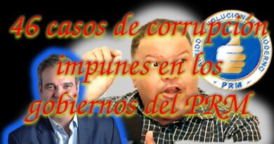 36 casos de corrupción en los gobiernos del PRM