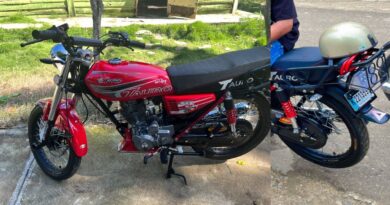 Atraco a una motocicleta Tauro Roja en Jacagua